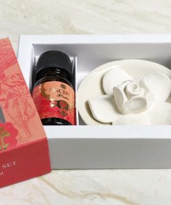 Set Difusor de Flor  + Aceite 15ml Rosa Geranio